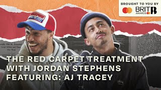 AJ Tracey Reveals His Secret BRITs Performance  The Red Carpet Treatment [upl. by Gnot292]