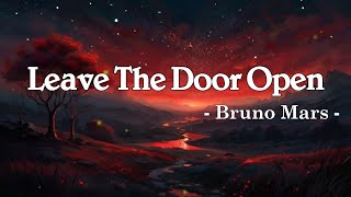 Bruno Mars Anderson Paak Silk Sonic  Leave The Door Open Lyrics [upl. by Harmonie671]