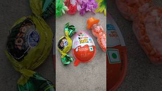 Kesar pista candy with orange fennel Jems in Kinder joy Box shorts kinderjoy chocolate [upl. by Doerrer]