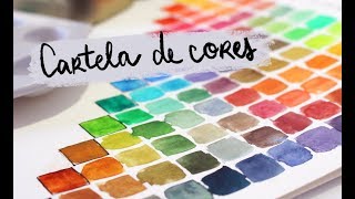 Como fazer sua CARTELA DE CORES [upl. by Jenei]