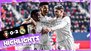 Osasuna 02 Real Madrid  HIGHLIGHTS  LaLiga 202223 [upl. by Bundy64]