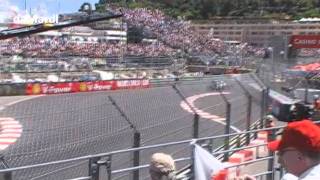 F1 Monaco GP 2011 view from stand K [upl. by Aikan]