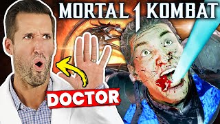 ER Doctor REACTS to Mortal Kombat 1 MK1 Fatalities [upl. by Zita684]