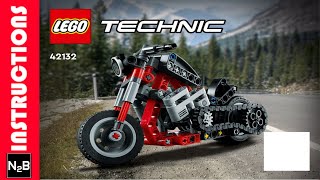 LEGO 42132 instructions  Technic  Motorcycle [upl. by Ahsatin815]