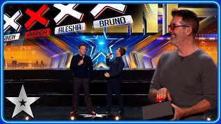 Ant amp Dec get BUZZED OFF by Simon Cowell  BGTeaser  BGT 2024 [upl. by Karilynn472]