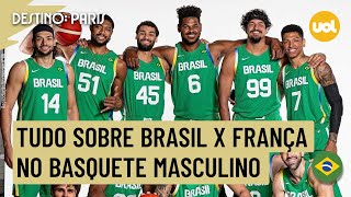 BRASIL X FRANÇA NO BASQUETE MASCULINO ONDE ASSISTIR TRANSMISSÃO AO VIVO E HORÁRIO PELAS OLIMPÍADAS [upl. by Agustin16]