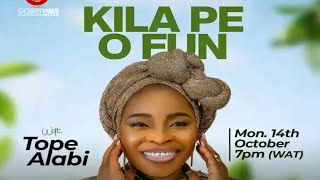 TOPE ALABI NEW EDUCATING PROGRAM [upl. by Otero]