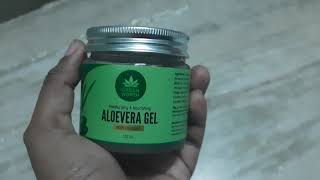 Green worth Aloevera gel  review in telugu11 [upl. by Euqirrne]