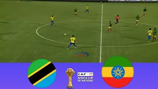 🔴 LIVE Tanzania vs Ethiopia  TotalEnergies AFCON 2025 Qualifiers  LIVE Streaming Now [upl. by Novyar]