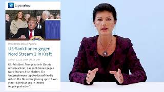 Nord Stream gesprengt Sahra Wagenknecht fragte schon vor 2 Jahren Wer steckt dahinter [upl. by Camala]