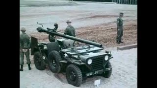 Army Jeep with Recoilless Rifle [upl. by Fromma]