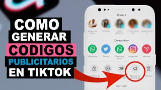 Como GENERAR CODIGOS PUBLICITARIOS en TikTok para ganar dinero [upl. by Narcissus851]