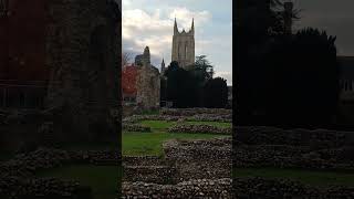 One of largest monastery ruins in England 🏴󠁧󠁢󠁥󠁮󠁧󠁿 Bury St Edmunds 3 Nov 2024 [upl. by Wilsey899]