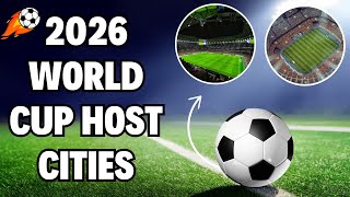 2026 World Cup Host Cities Everything You Need to Know viralvideo foryou [upl. by Hgeilyak]