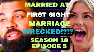 MARRIAGE WRECKED Married at First SIght Season 18 Episode 5 [upl. by Garcia]