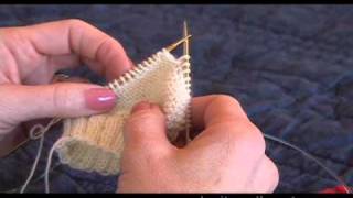 Garter Stitch Short Row Heel  Part 2 [upl. by Fleeman]