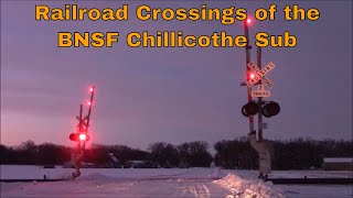 Railroad Crossings of the BNSF Chillicothe Sub Volume 4 [upl. by Eskill]