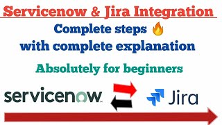 Integrate servicenow and jira software in just 5 minutes explain each stepservicenow integration [upl. by Frederica]