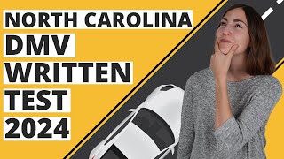 North Carolina DMV Written Test 2024 60 Questions with Explained Answers [upl. by Ichabod]