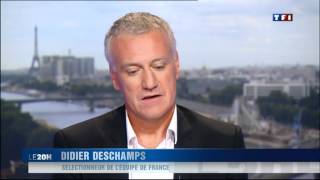 Interview de Didier Deschamps au 20H de TF1 [upl. by Elleda]