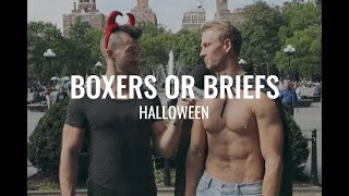 2018  Halloween Fans answer Boxers or Briefs  Mens Fashion in Underwear [upl. by Purdy]