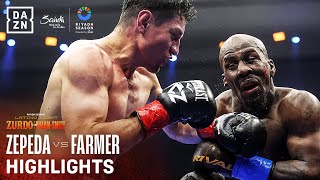 Riyadh Season Latino Night  William Zepeda vs Tevin Farmer Fight Highlights [upl. by Sassan311]