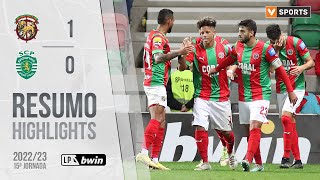 Highlights  Resumo Marítimo 10 Sporting Liga 2223 15 [upl. by Chadbourne]