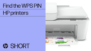 How to find the WPS PIN to complete printer setup  HP Support [upl. by Avalsorim377]