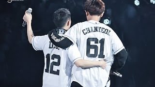 EXO 2016  CHANSOO MOMENTS SWEET [upl. by Ofori]