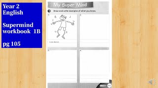 Super Minds Workbook 1B｜Year 2｜English｜pg105｜Unit 8 The robot｜Super Minds 1 [upl. by Dupuy]