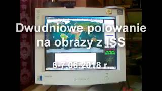 Odbiór obrazu z Międzynarodowej Stacji Kosmicznej SSTV PL 2 [upl. by Ayet165]