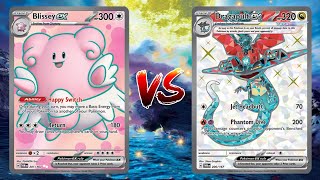 Pokemon TCG Live Blissey EX Joltik VS Dragapult EX Pidgeot EX [upl. by Halullat663]