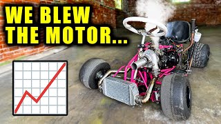 125cc TURBO Go Kart DYNO TUNE  Part 8 [upl. by Perrin786]