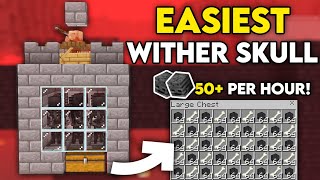 BEST WITHER SKELETON FARM in 121 Minecraft [upl. by Nannahs]