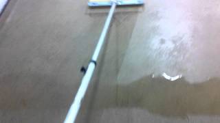 How to roll out concrete sealer [upl. by Ahsima]