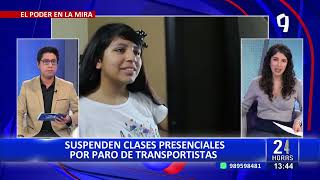 Idel Vexler cuestiona al Minedu por tardía suspensión de clases quotDebidó hacerse desde ayerquot [upl. by Pacifica891]