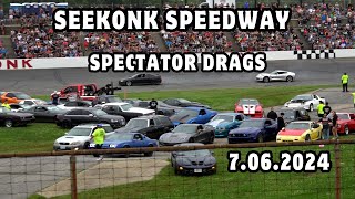 70624 Seekonk Speedway Spectator Drags All Rounds [upl. by Stanwinn]