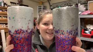 Tumbler Tutorial  Beginners ModPodge and Epoxy Method No Longer Live [upl. by Ebsen]