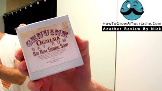 Ogallala Bay Rum Shaving Soap  Shave Review [upl. by Sillihp]