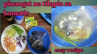 PINANGAT NA TILAPIA SA KAMATIS HOME COOKING TIPID ENGREDIENTS TIPS dhory mixvlog [upl. by Merfe]