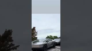 quotTesla Model X and Cybertrucks Caught Driving Themselves in Mall Parking Lotquot [upl. by Klayman]