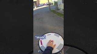 The Skank heard around the world drumming snaredrum drumcorps goprohero3 headcam [upl. by Mirilla]