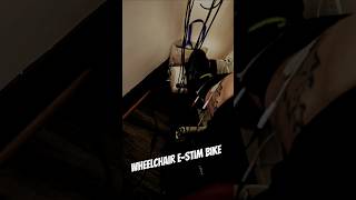 Wheelchair Exercises ESTIM Bike  C5C6 T10 Quadriplegics Physical Therapy spinalcordinjury [upl. by Isidor45]