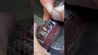 Setting A VVS Moissanite Jumbo Grillz  MOISSANITEBAZAARCOM [upl. by Schapira20]