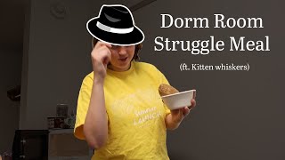 Dorm Room Struggle Meal Vlog ft Kitten Whiskers [upl. by Seena686]