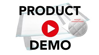 Product Demo  Premium Underpad [upl. by Tait]