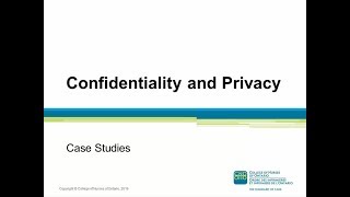 CONFIDENTIALITY AND PRIVACY CASE STUDIES [upl. by Nonaihr677]