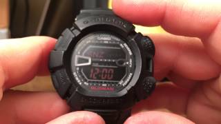 G9000MS1 Mudman Casio GShock Watch Review Military Series [upl. by Sivam]