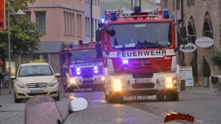 Feuerwehreinsatz in Nürnberger Innenstadt [upl. by Conlen]