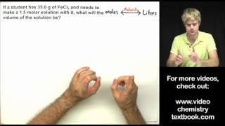 Molarity Practice Problems Part 2 [upl. by Adnuahsal]